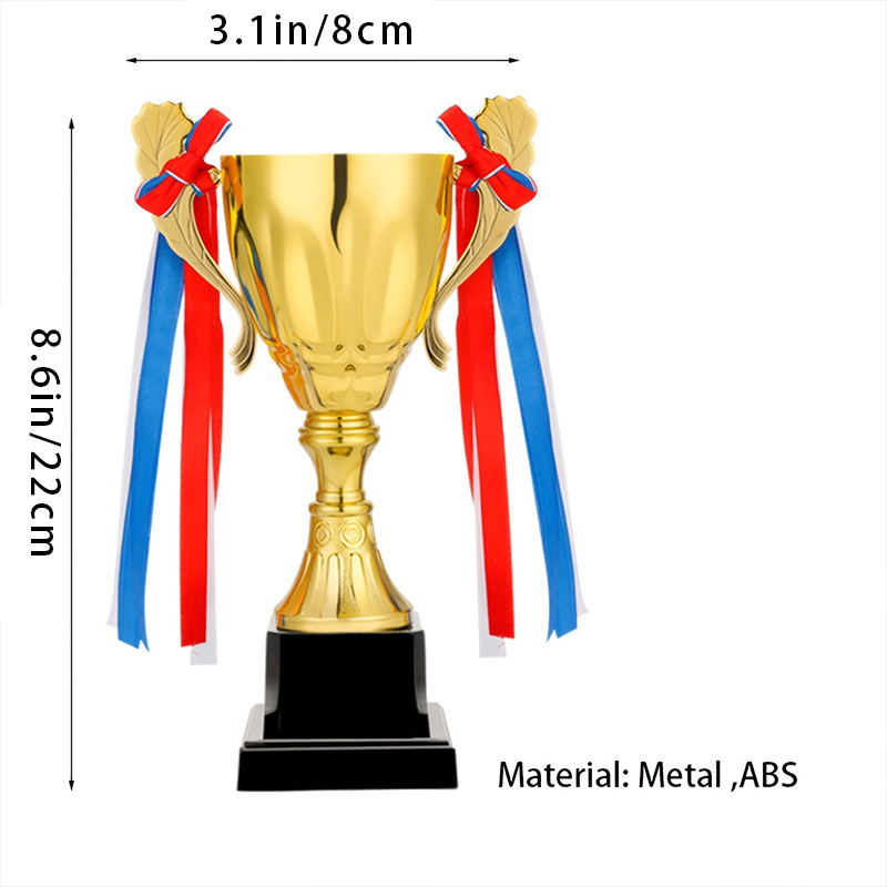 Metal Trophy with Engraving – Personalized Competition Award